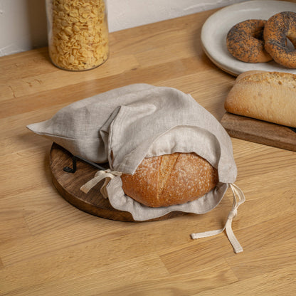 Reusable Linen Bread Bag