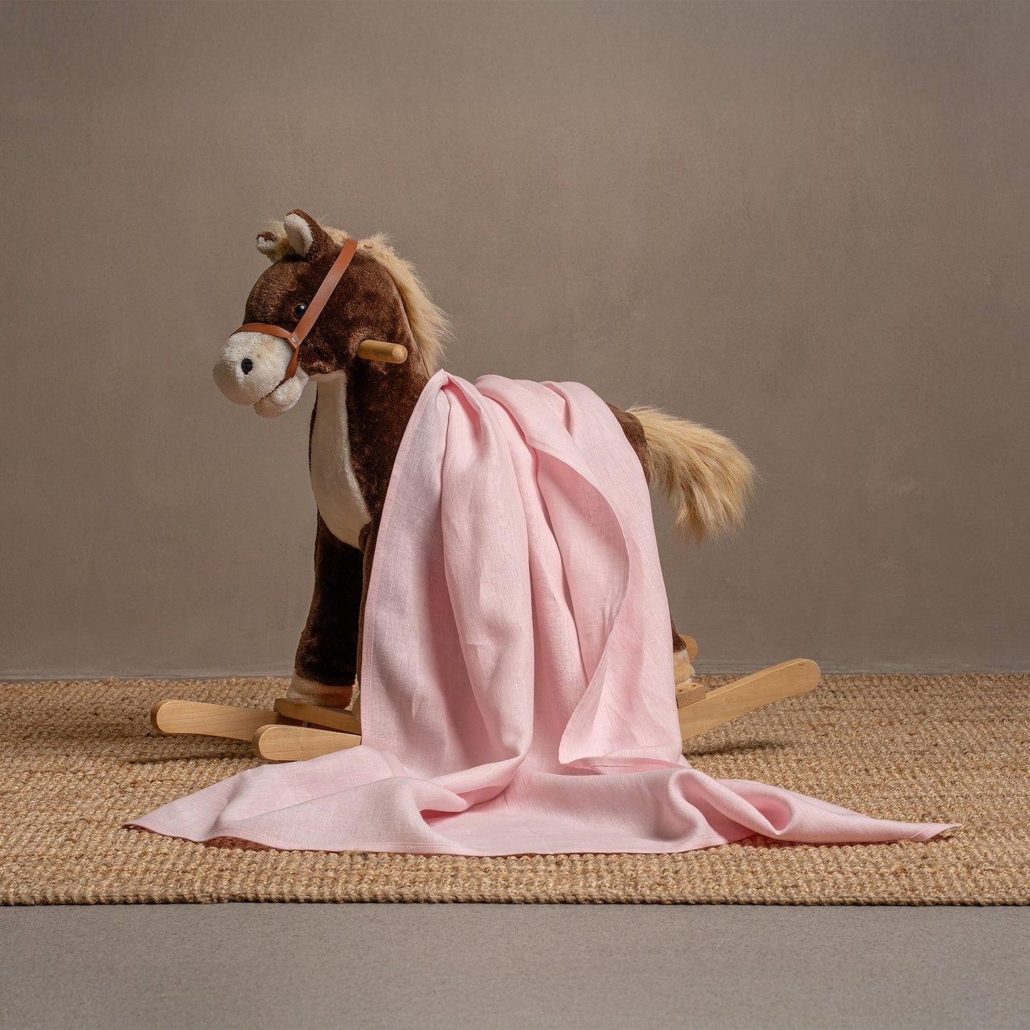 Linen Throw Blanket for Toddler