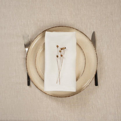 Linen Napkin Stone Green