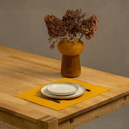 Linen Placemat Dark Green
