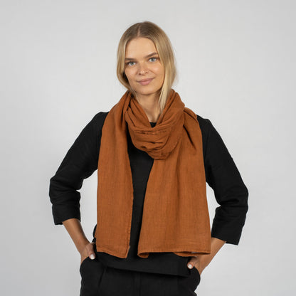 Unisex Premium Linen Scarf