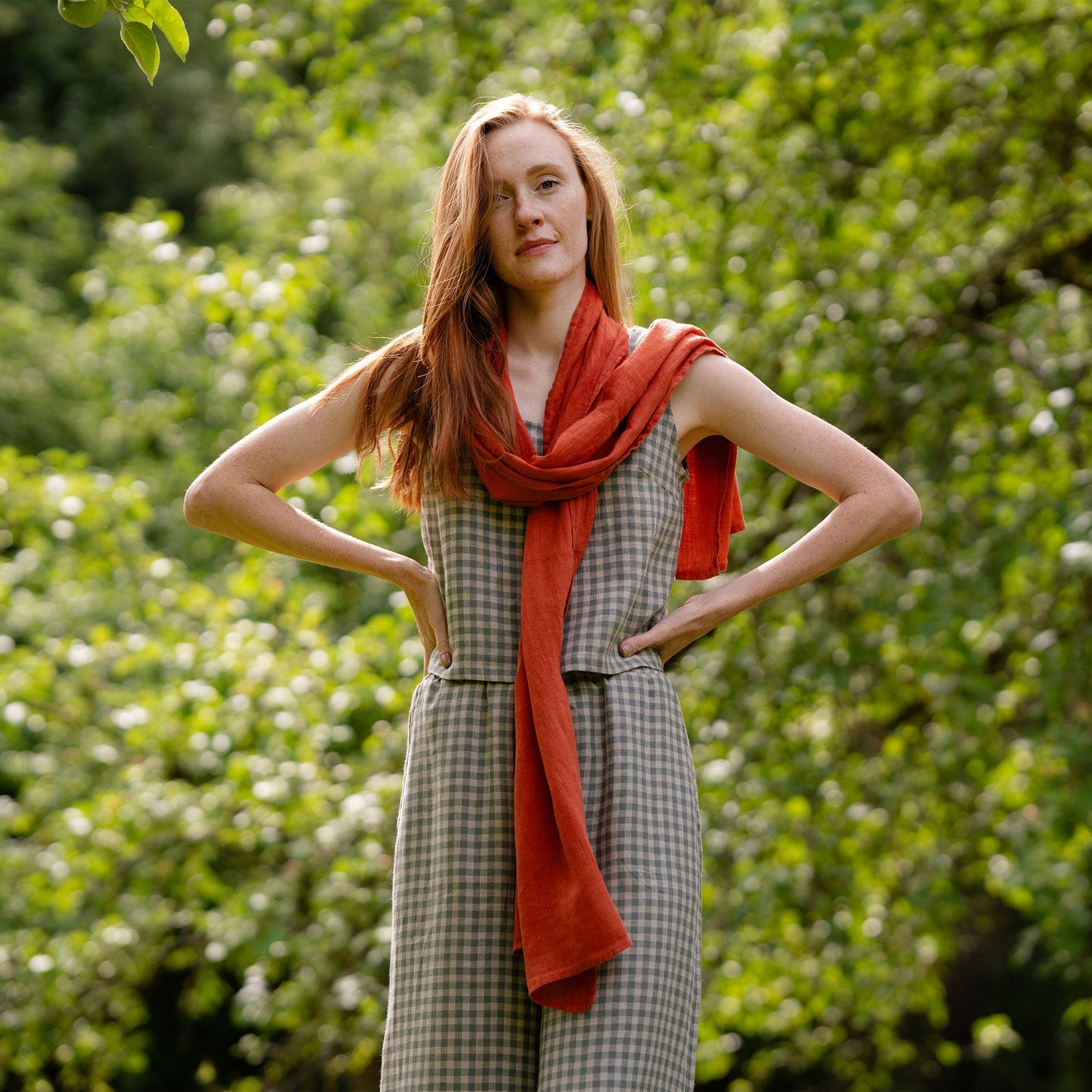 Unisex European Linen Scarf
