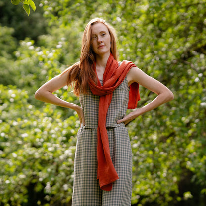 Unisex European Linen Scarf
