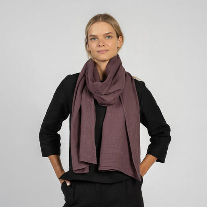 Unisex European Linen Scarf