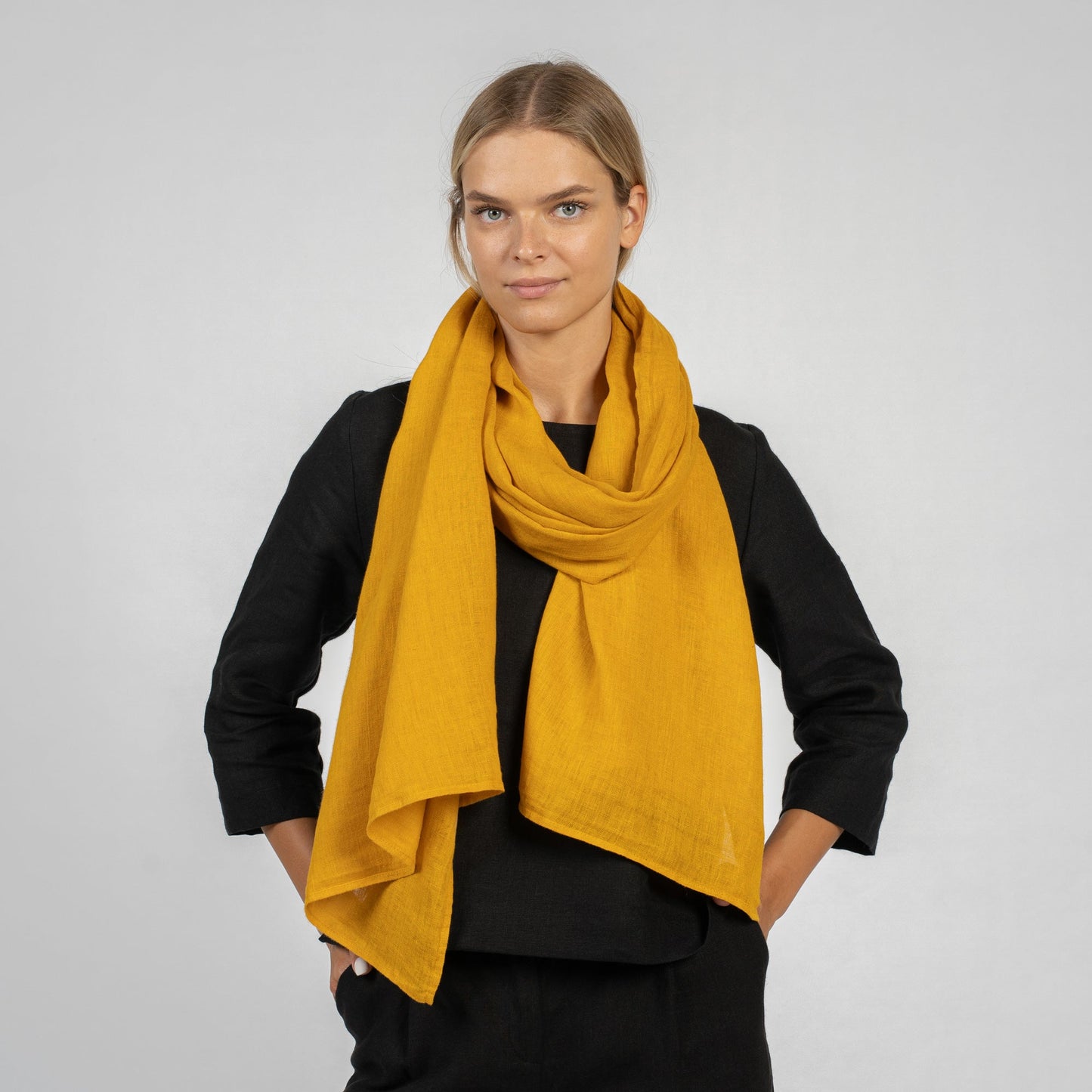 Unisex Premium Linen Scarf