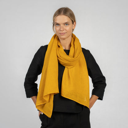 Unisex Premium Linen Scarf