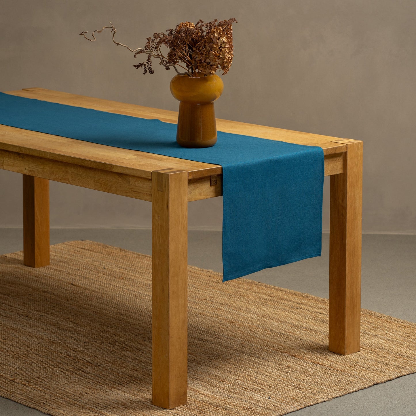 Natural 100% Linen Table Runner