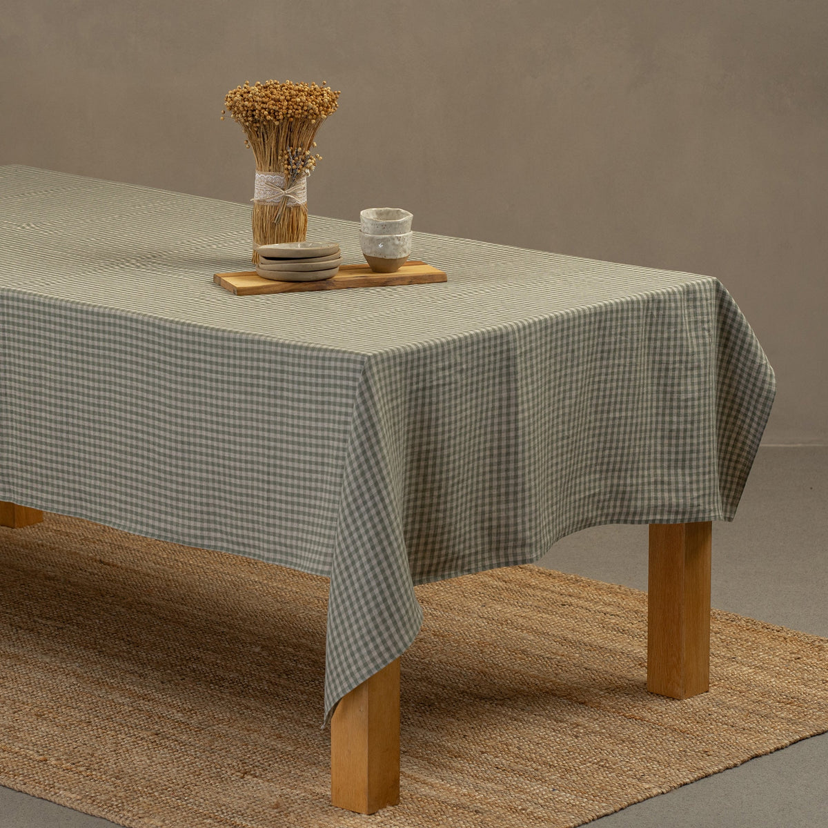Holiday Linen Tablecloth
