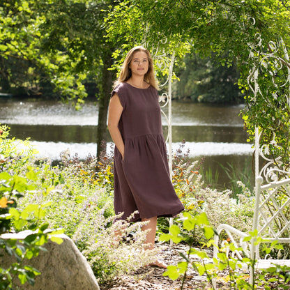 Smock Dress Cecilia Shadow Purple