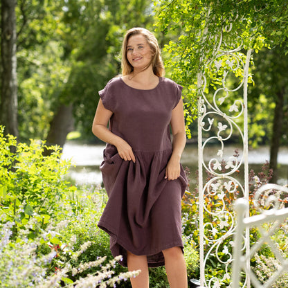 Smock Dress Cecilia Shadow Purple