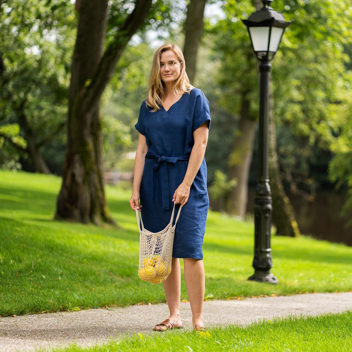 Loose Dress Joelle Storm Blue