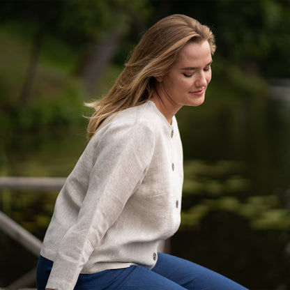 European Linen Jacket Alice
