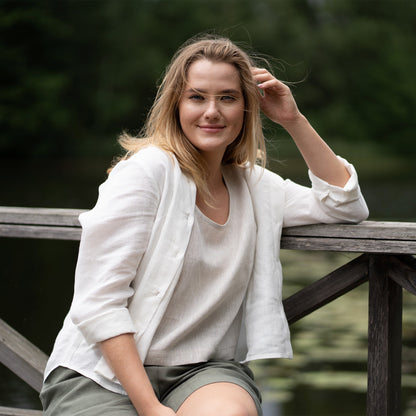 Linen Long Sleeve Shirt Rebeca