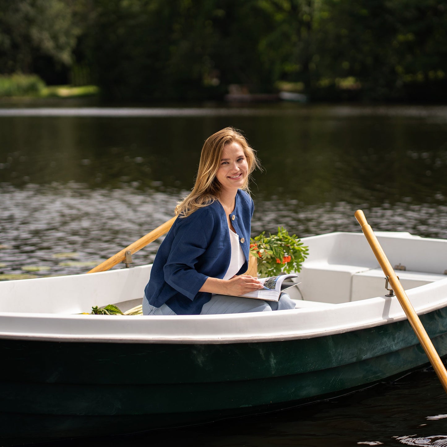 European Linen Jacket Alice