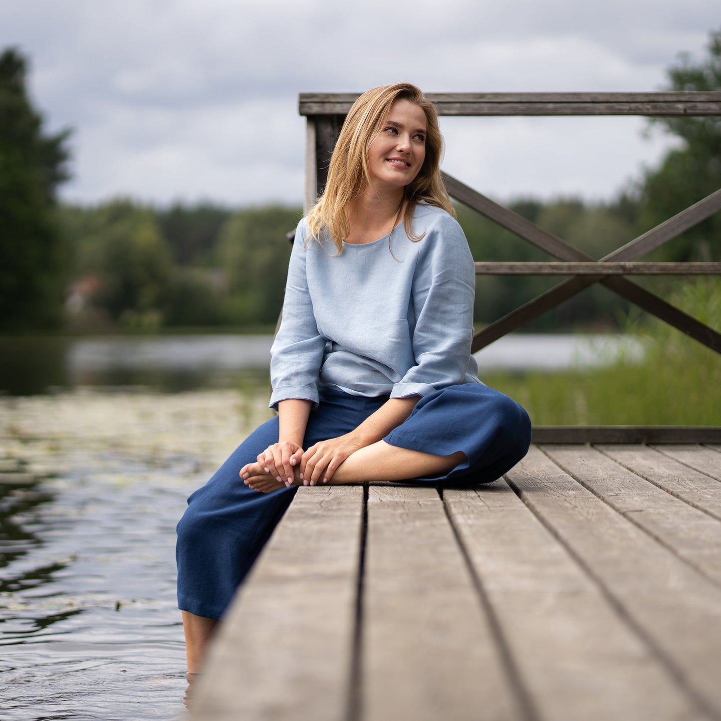 Linen Culottes Lana