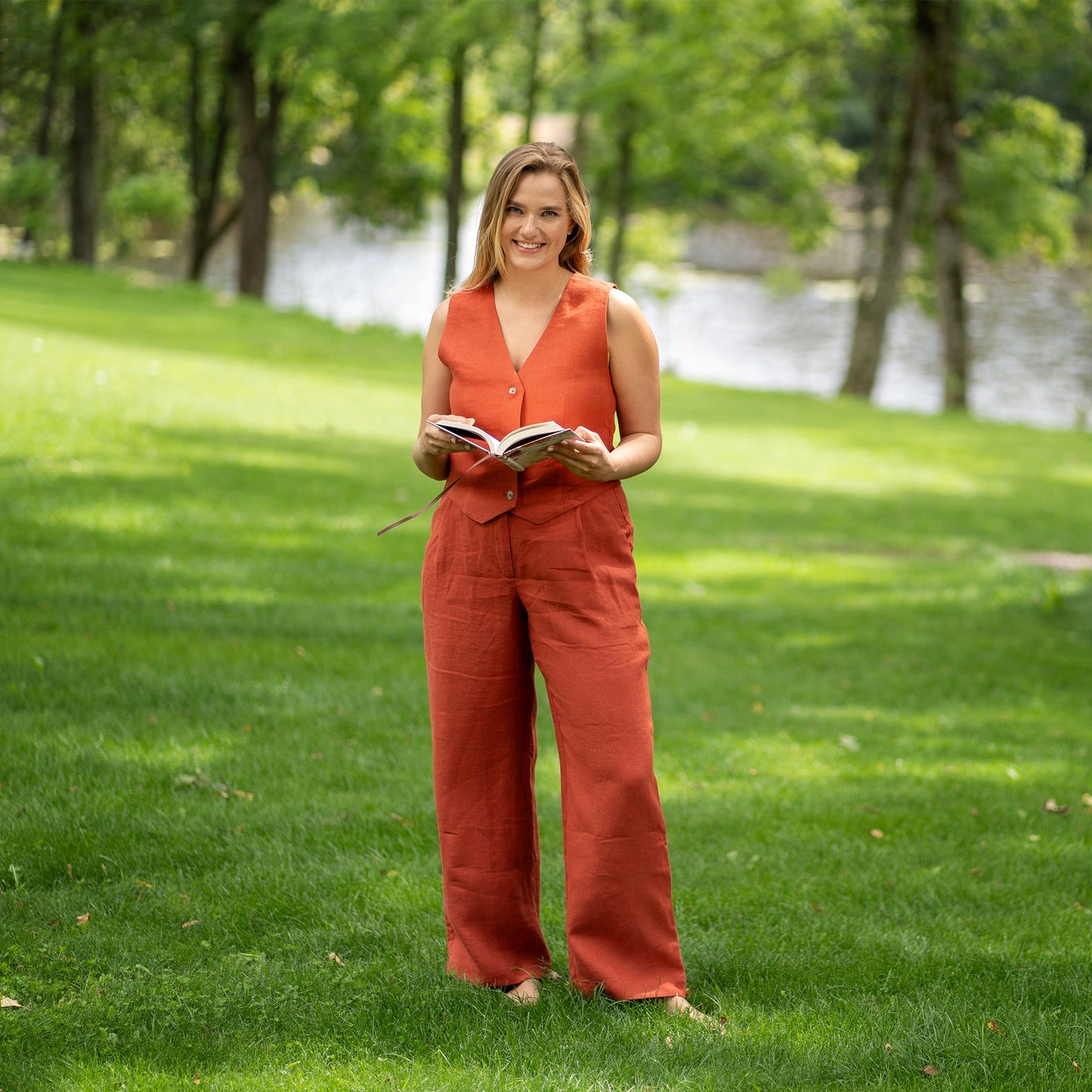 High Drape Pants Lotus