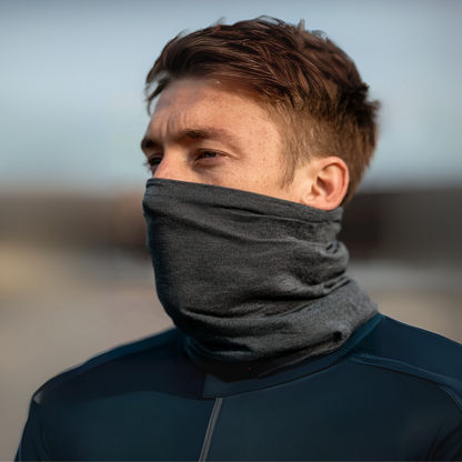 100% Merino Wool Long Neck Gaiter For Men