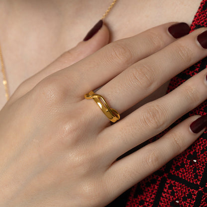 Love | حب Intertwined Ring