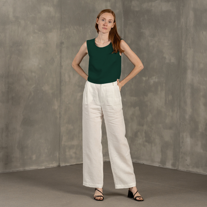 Pinafore Open Back Crop Top Serena