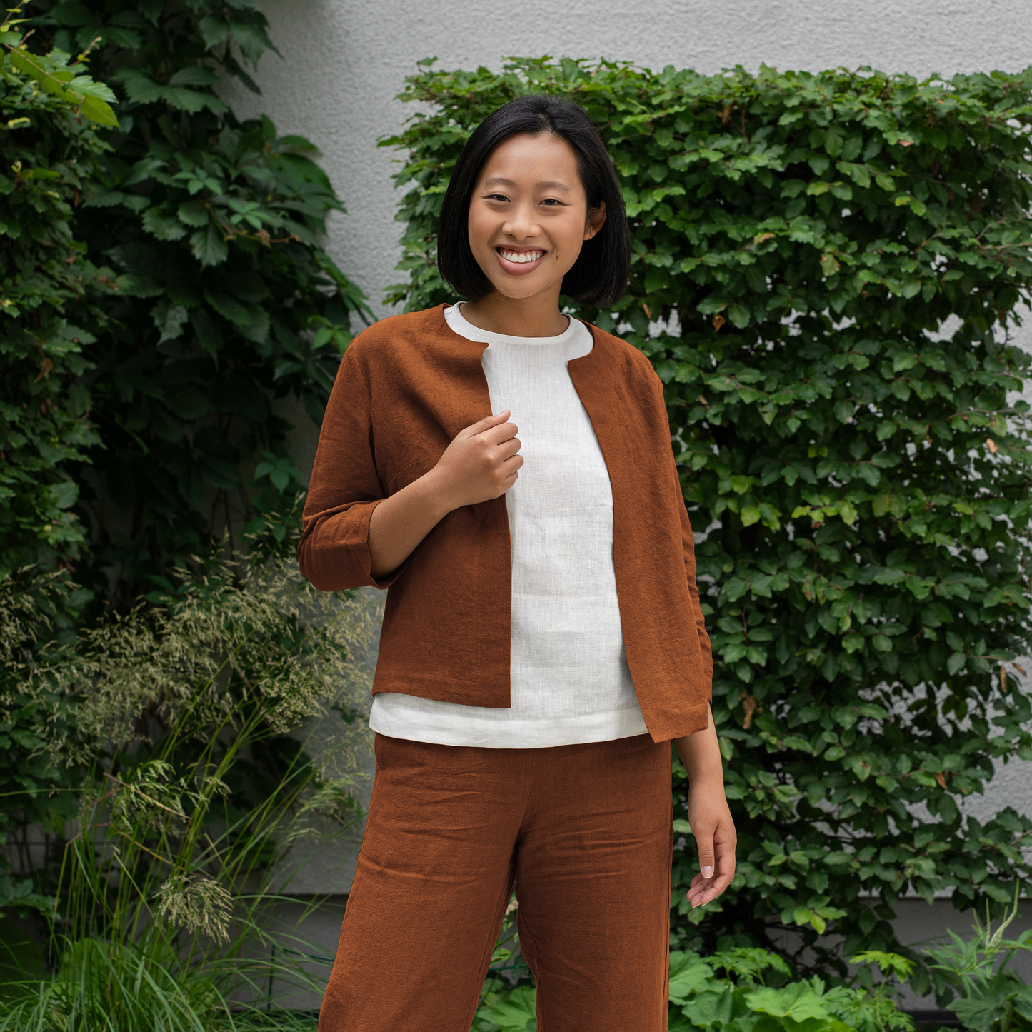 Linen Relaxed Blazer Eden