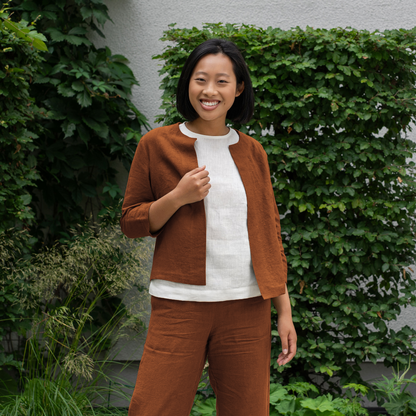 Linen Relaxed Blazer Eden