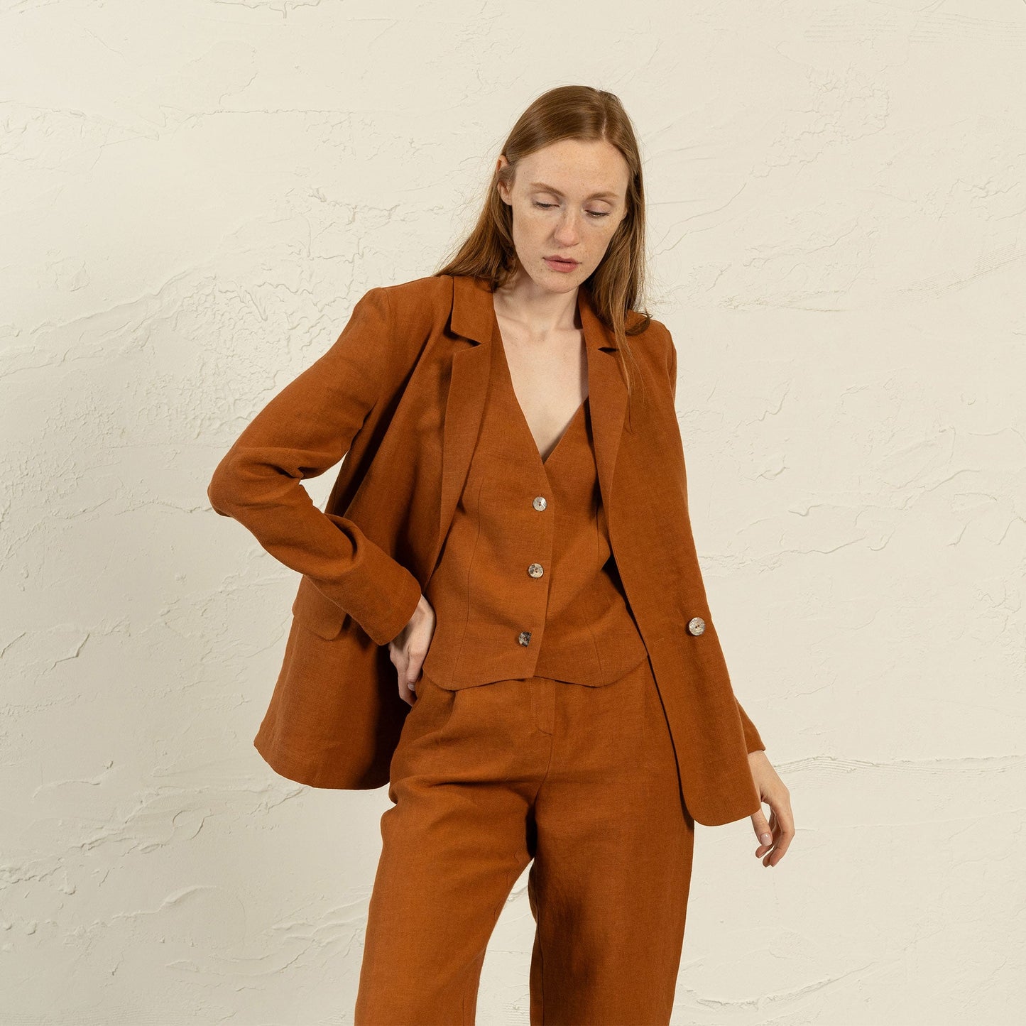 Linen Vest Ava