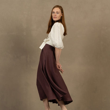 Linen Circle Skirt Evelyn