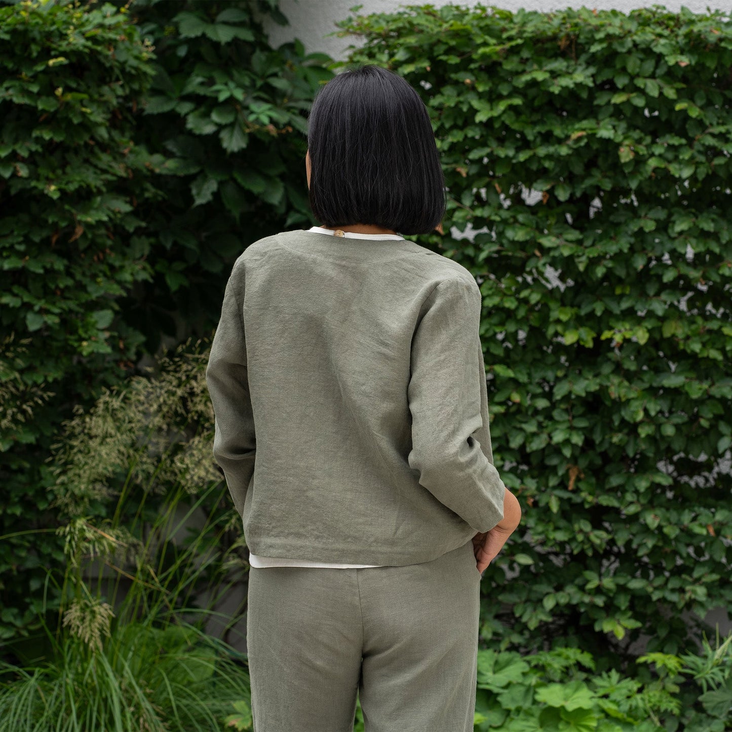 Linen Relaxed Blazer Eden