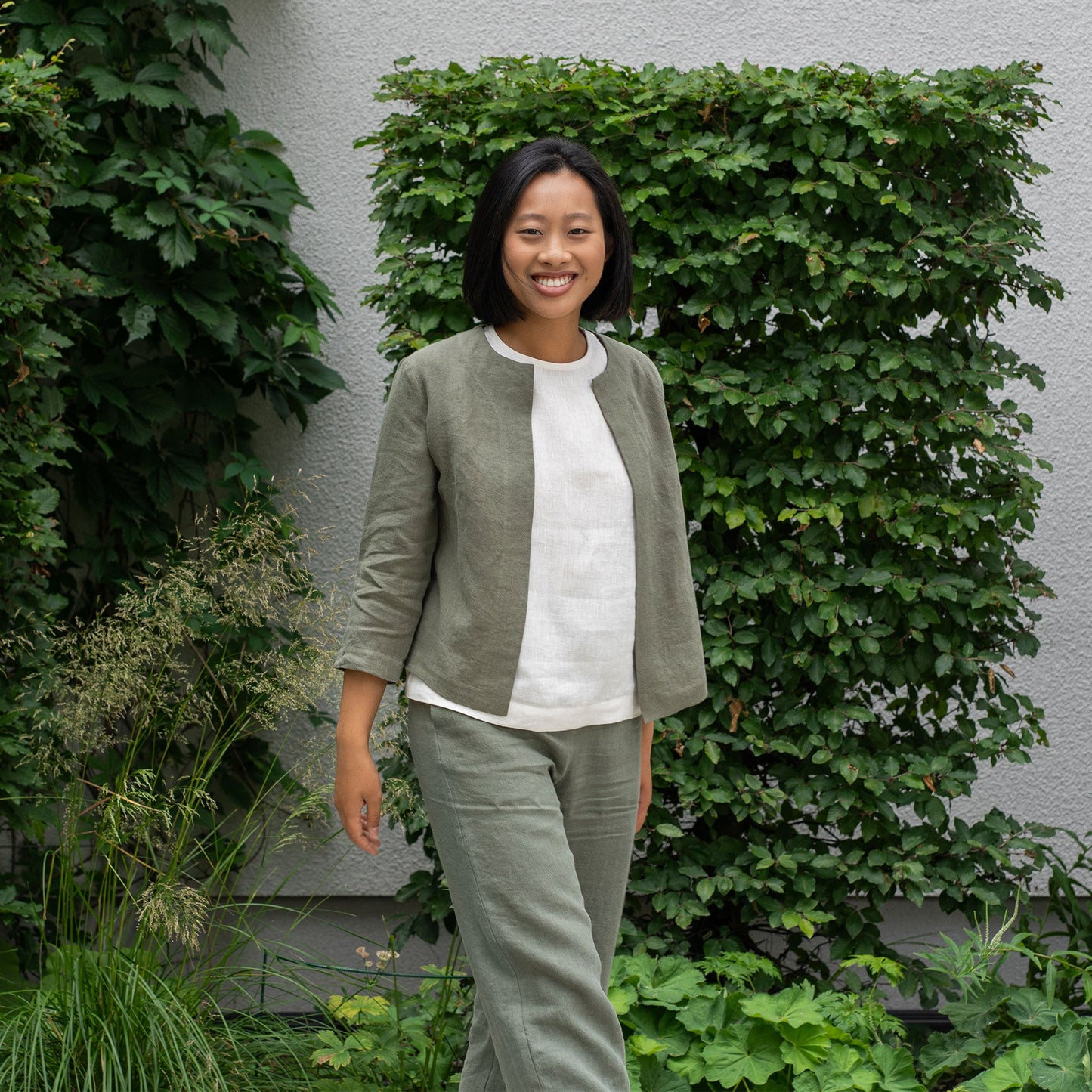 Linen Relaxed Blazer Eden