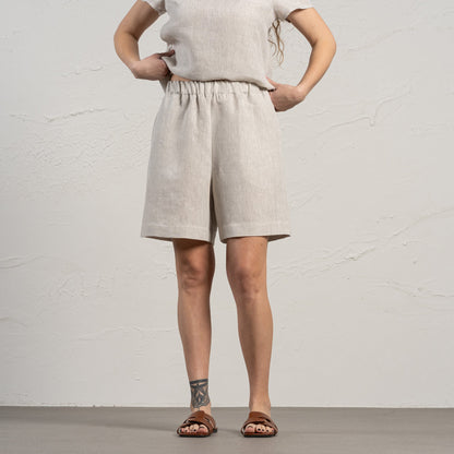 Linen Bermuda Shorts Demi
