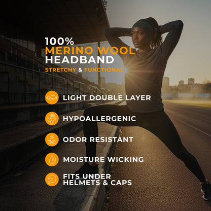 Unisex Trekking Headband Yellow