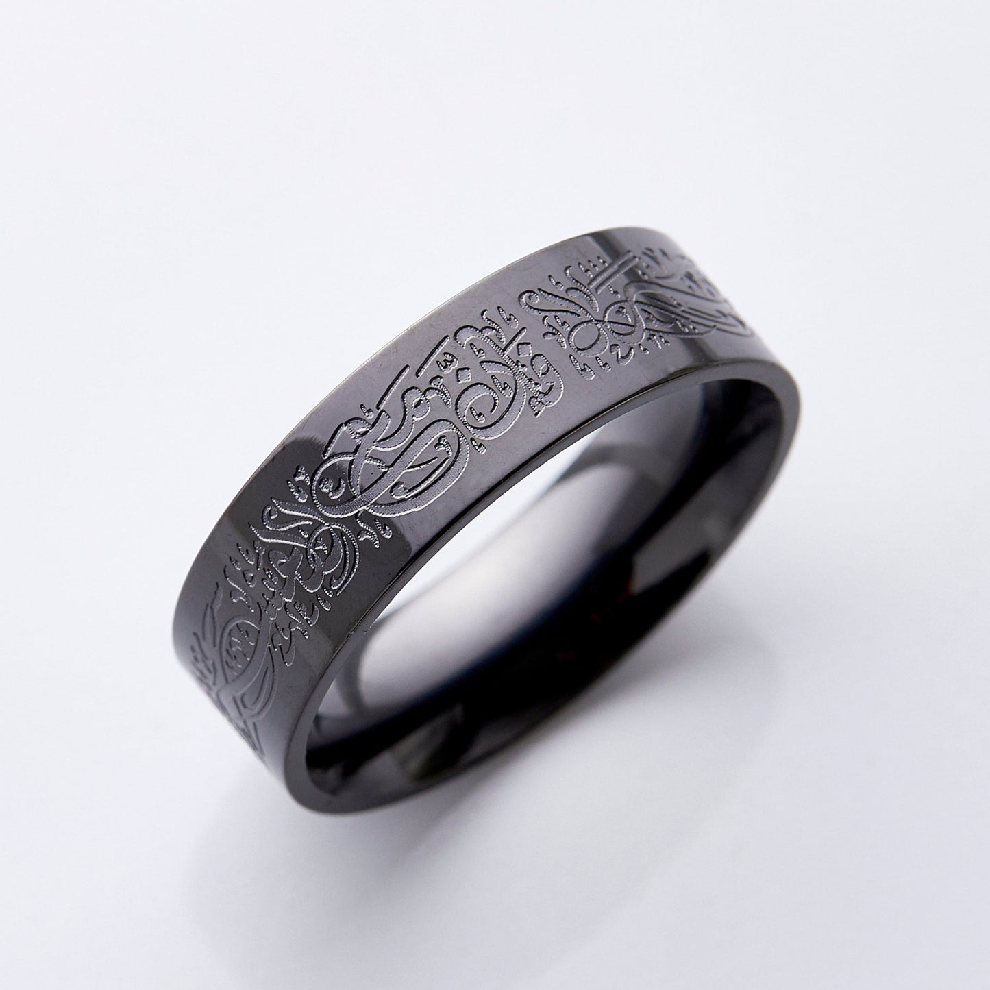 "With Hardship Comes Ease" Ring V2 | Men