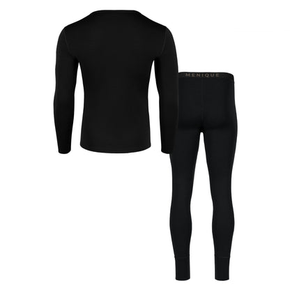Men's 250 Long Sleeve & Bottom 2-Piece Black