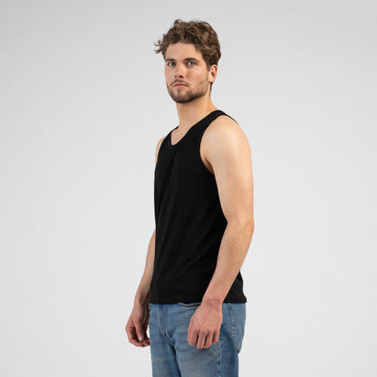 Men's Merino Tank Top Black