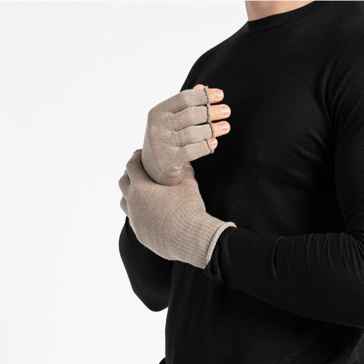 Men's Merino Wool Liner Beanie, Gaiter & Gloves 3-Piece