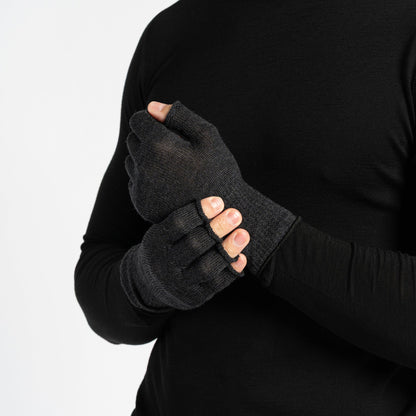 Merino Fingerless Gloves for Men