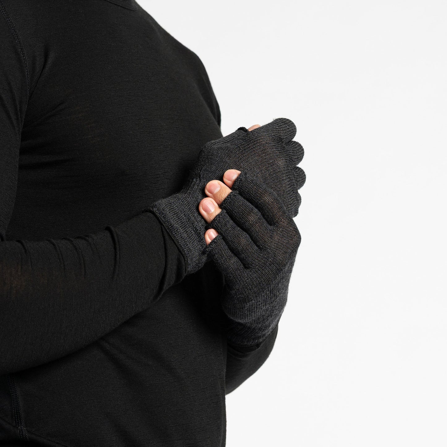 Merino Fingerless Gloves for Men