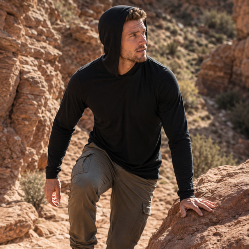 Men's Lightweight Sun Hoodie 35+ UPF