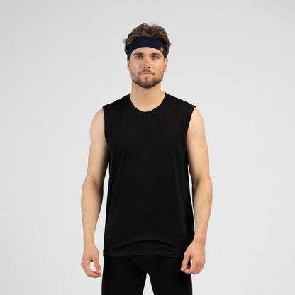 Men's 160 Merino Headband Navy Blue