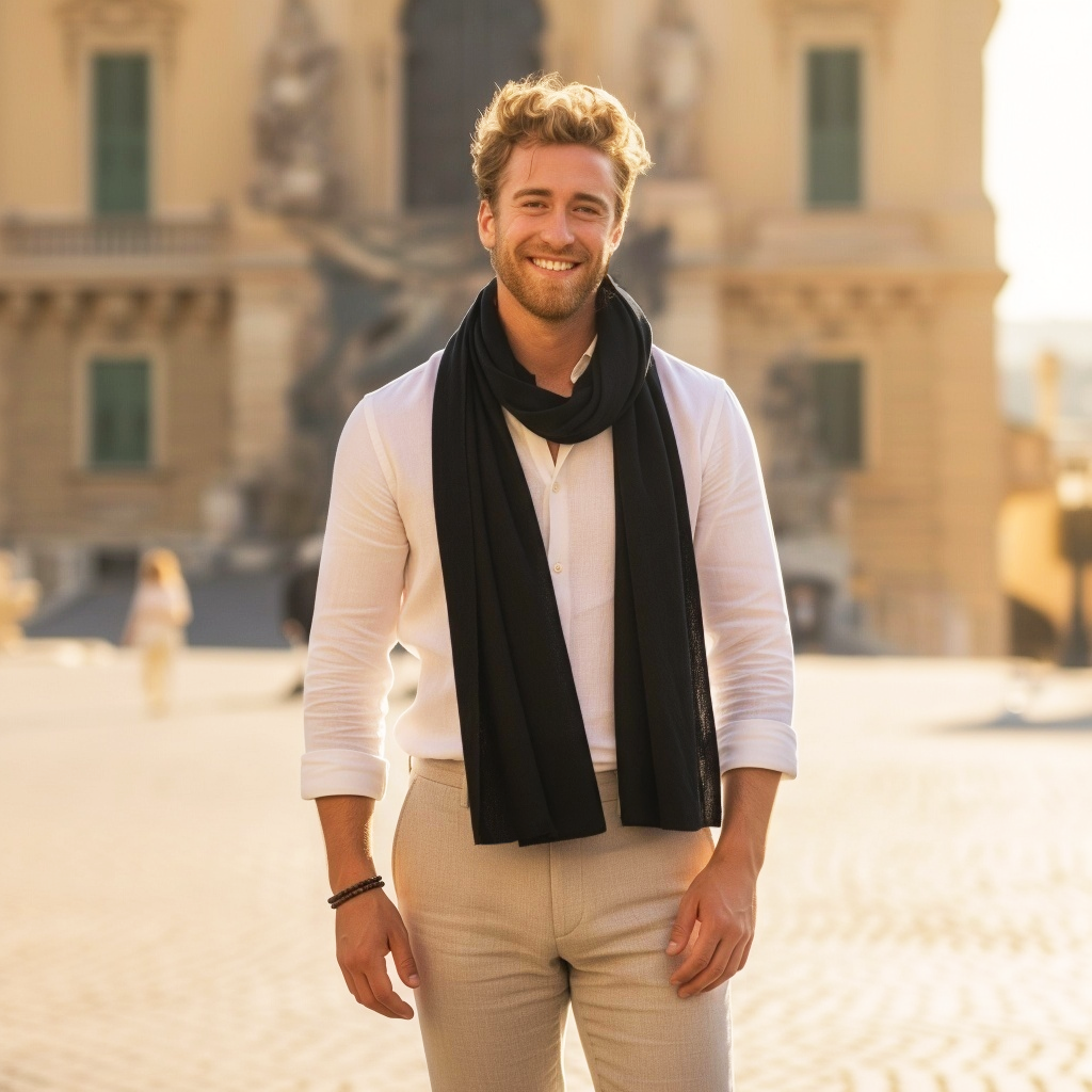 Linen Scarf for Men