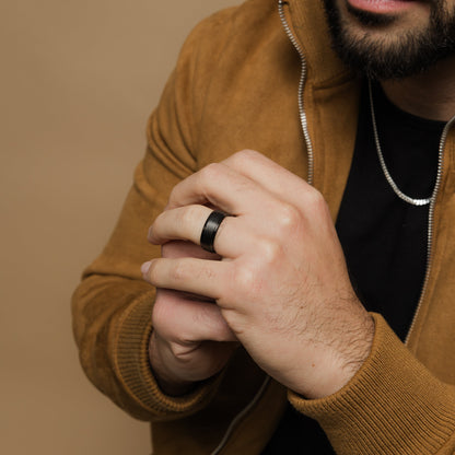 Textured Band | Tungsten
