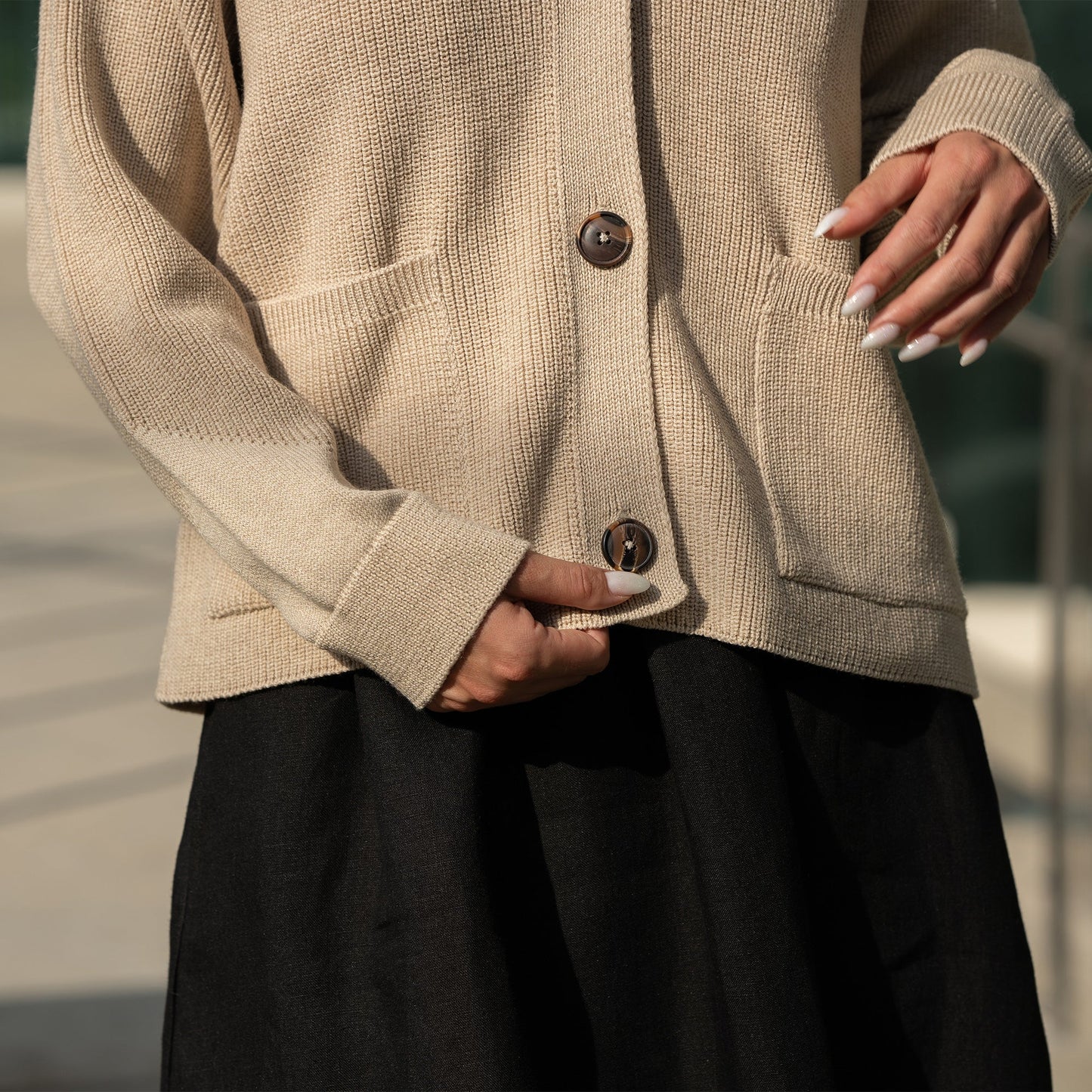 Women's Merino Cardigan Hazel