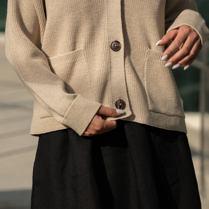 Women's Merino Cardigan Hazel