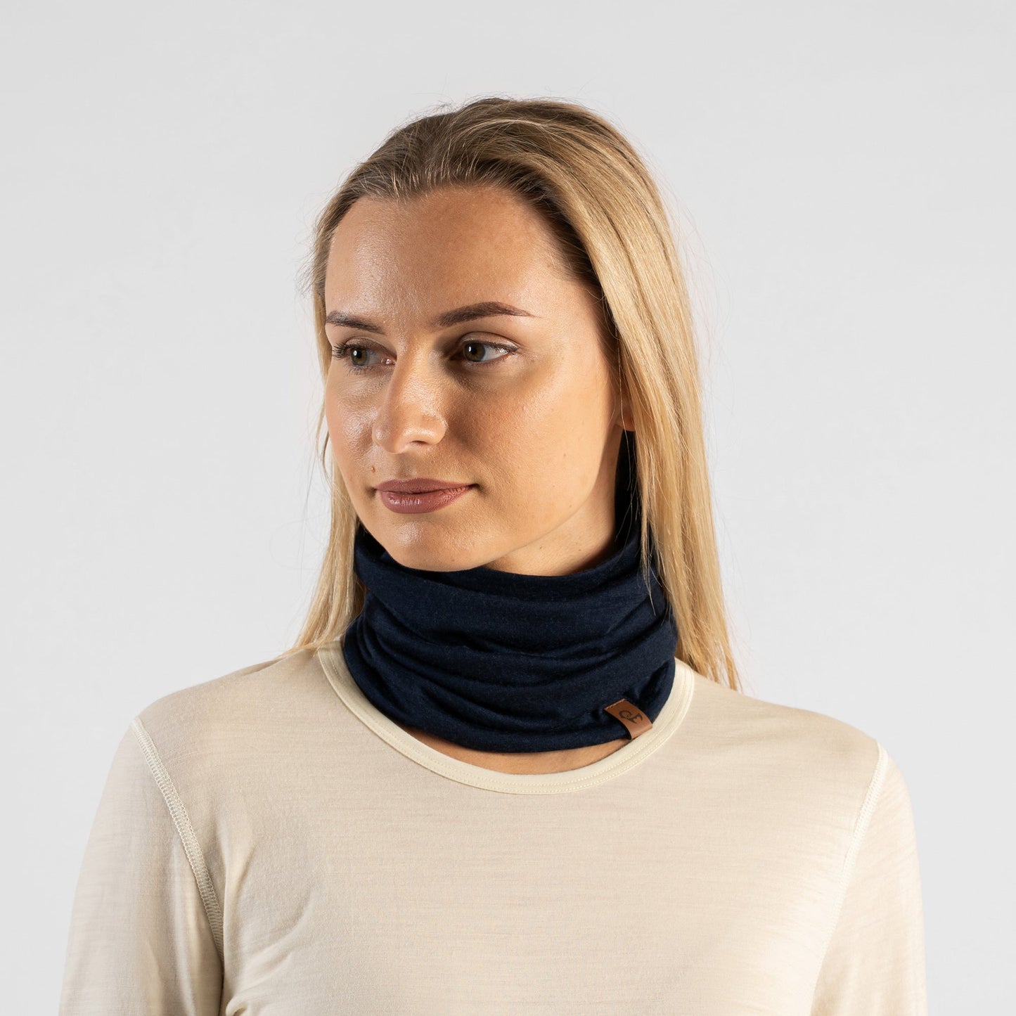 Women's 160gsm Merino Tube Neck Gaiter Navy Blue