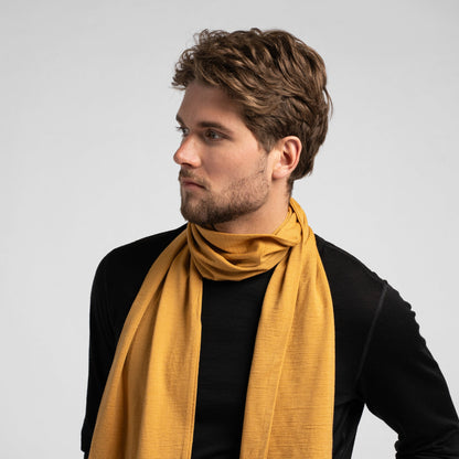 Men's Merino Scarf Yellow