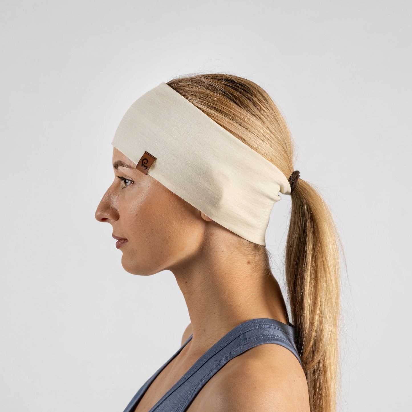 Women's Virgin Merino Summer Headband Natural