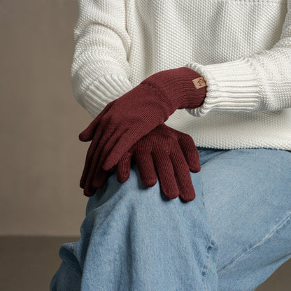 Women's Knit Merino Gloves