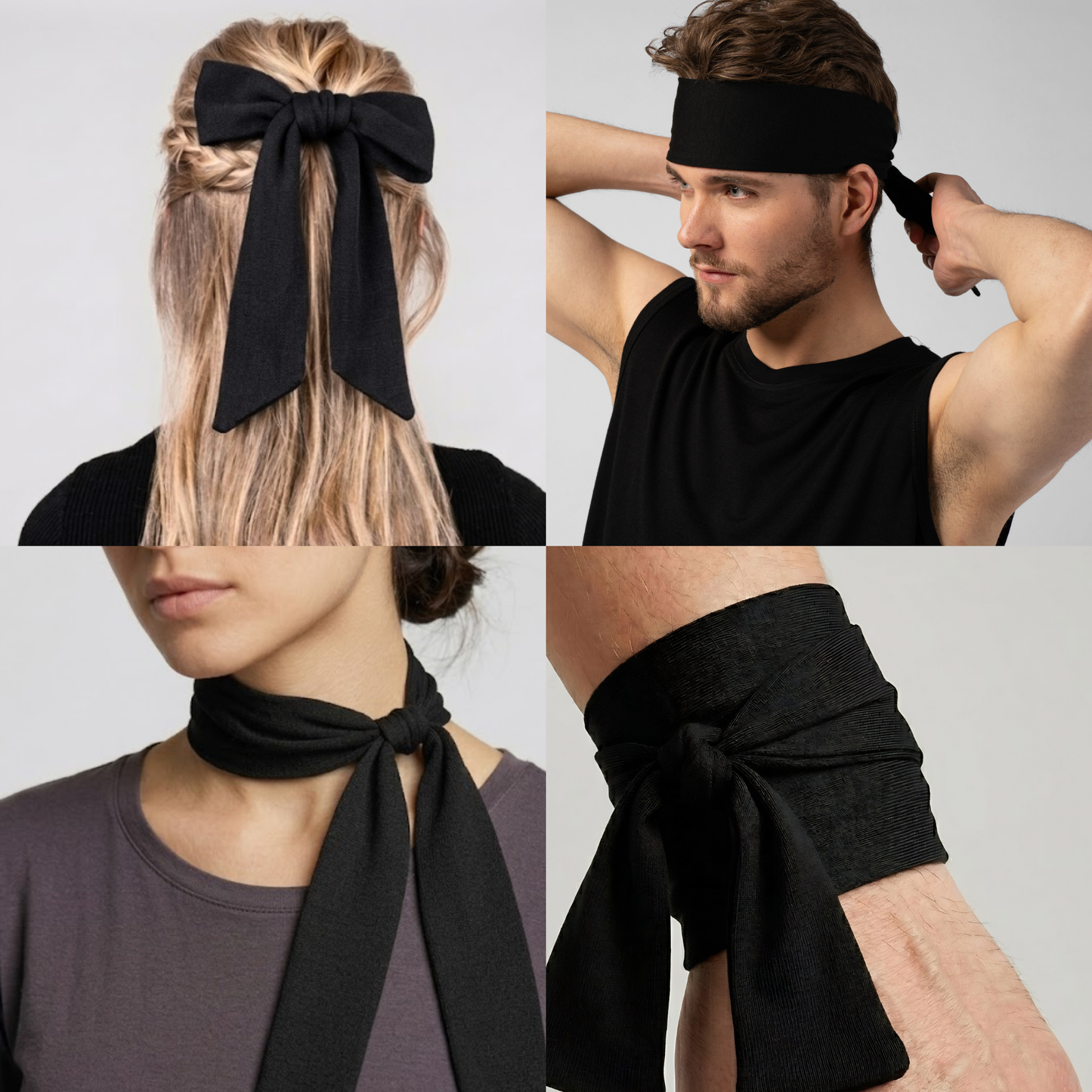 Women's Merino Athletic Tie Headband