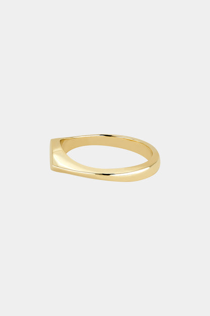 Mini Marquise Signet Ring | Yellow Gold