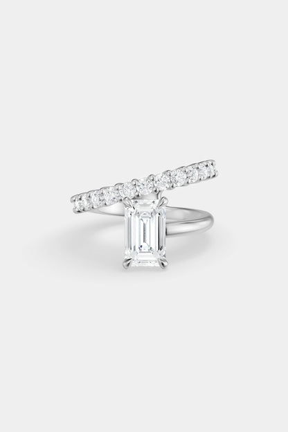 Natasha Diamond Wrap Ring | 0.05ct Round Diamond Band